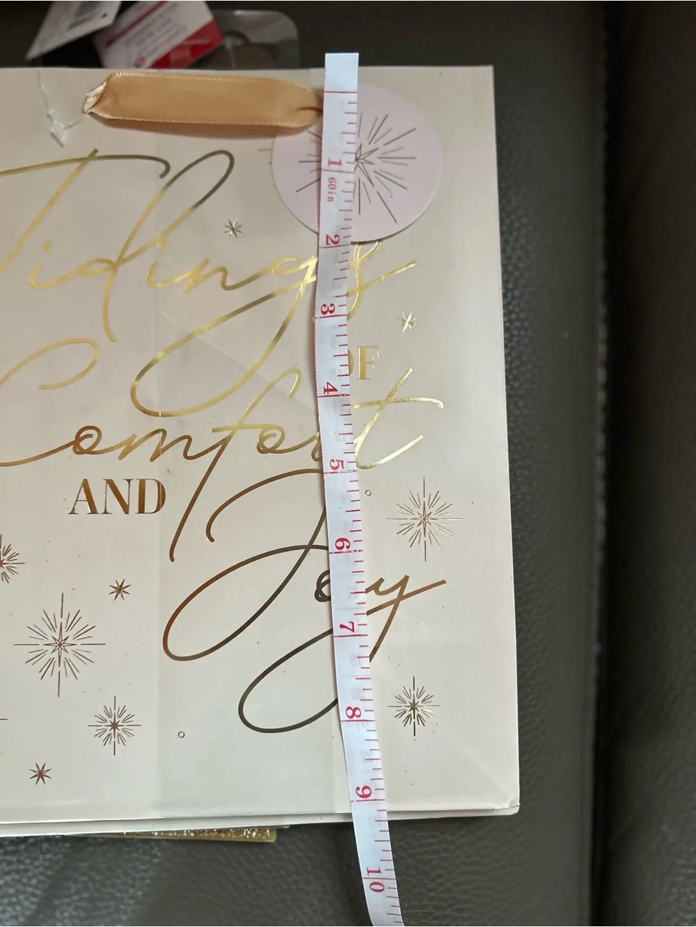 Celebrate It Gold and Black Glitter Christmas Gift Bags